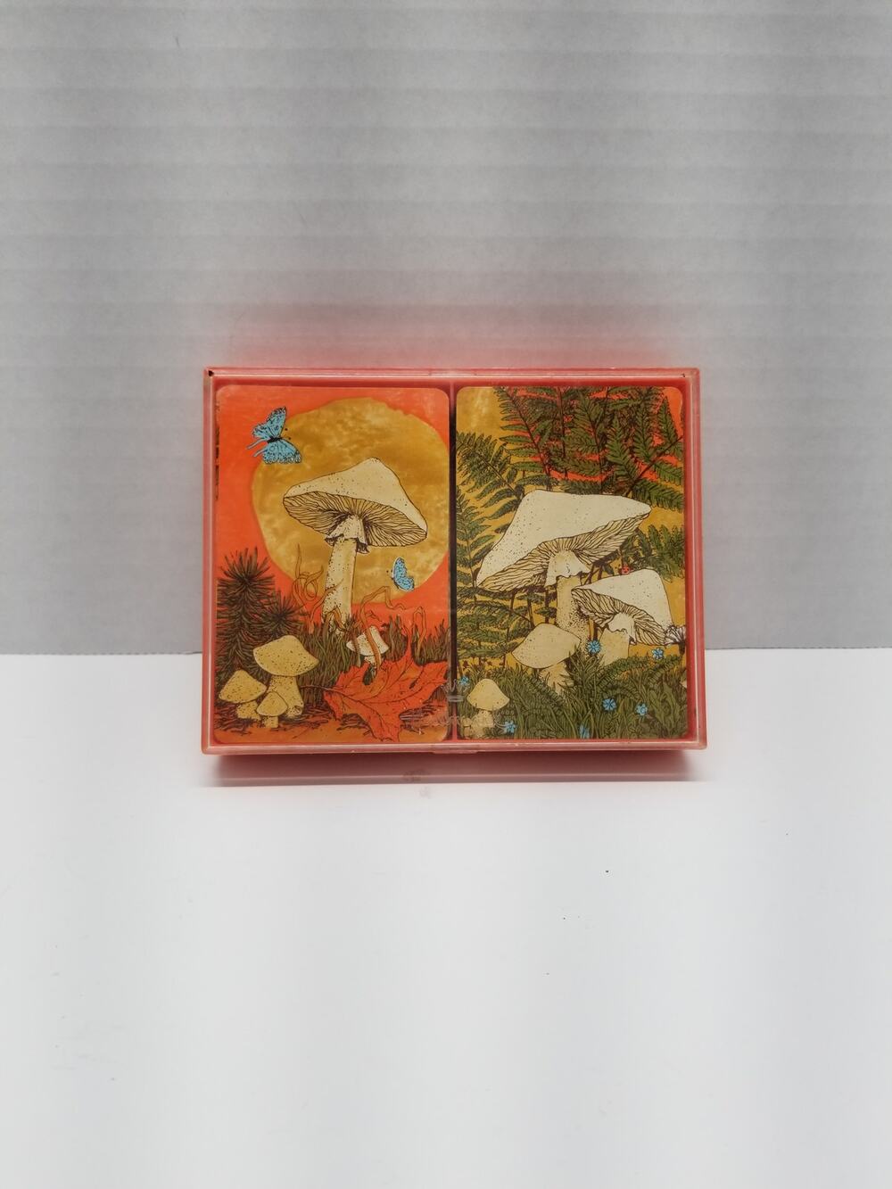 Vintage Hallmark,” Mushroom Magic”Bridge Playing Cards